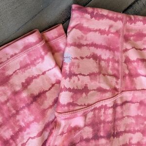 Athleta Elation Leggings In Tye Dye Pink